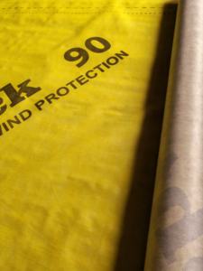 Membrane respirante imperméable et résistante à l'eau en PP écologique de 3,04 mètres (10 pieds) de large pour revêtement mural et sous-couche de toiture - Product Image 2