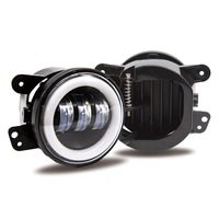 Nouveau 12v 4 pouces 30W 4000LM ambre blanc antibrouillard pare-chocs avant pour Jeep Renegade BU 2015-2018 voiture feux diurnes