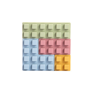 Jeu de puzzle <span class=keywords><strong>Tetris</strong></span> en silicone, échecs éducatifs, jouet anti-stress en silicone pour enfants, pour développer la pensée logique - Product Image 2