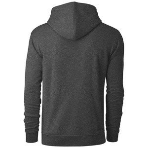 Sweat à capuche en molleton mélangé de coton pour l'hiver, idéal pour les activités de plein air – Molleton uni teint de qualité supérieure pour l'hiver - Product Image 3