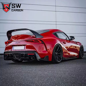 Aileron arrière en fibre de carbone de style MB pour Toyota <span class=keywords><strong>Supra</strong></span> <span class=keywords><strong>MK5</strong></span> A91 A90 2019+ Aileron de coffre <span class=keywords><strong>Spoiler</strong></span> Kit aérodynamique Pièces automobiles Pare-chocs de voiture - Product Image 4