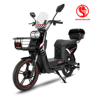 Vélo Électrique Urbain Élégant à 2 Roues avec Batterie Intégrée 500W 48V, Moteur Arrière, Longue Autonomie, Haute Vitesse et Capteur
