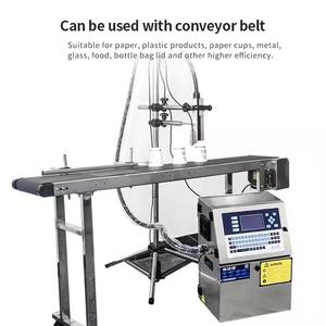 Otomatik <span class=keywords><strong>MFG</strong></span> EXP tarihi toplu kod Logo baskı kodlama konveyör ile mürekkep püskürtmeli yazıcı - Product Image 2