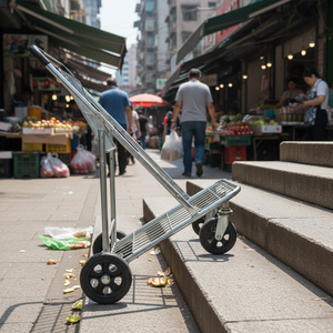 Carrito de Compras con Ruedas de PU de 4'', Accesorios para Carrito de Escaleras con Recubrimiento de Zinc Duradero - Product Image 3