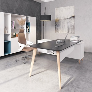 Low Price European Style Modern Appearance General Use Multi Furniture Bureau Sets Small Corner Luxury Home Office Desk - Product Image 5