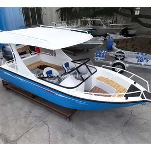 Yate de Vela Usado Pequeño y Económico de China, Yate Flotante de Lujo para Alta Mar en Venta, Catamarán Deportivo de Aluminio de Lujo con Techo Rígido - Product Image 2