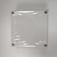 Boîtier de jonction électrique en PVC étanche pour caméra de sécurité électrique de montage extérieur, accessoires 100*100*65mm