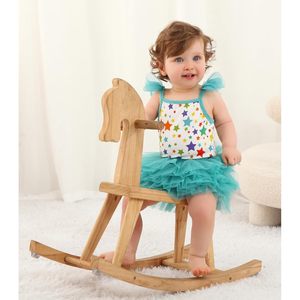 Falda pantalón elástica y transpirable de tul con volantes para bebé niña, cubrepañal, 3-24 meses - Product Image 3