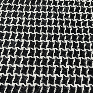 100% البوليستر houndstooth و نسيج من القماش مصبوغ الاختيار أريكة من الكتان الستار المفروشات النسيج - Product Image 5