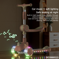 Produits pour bébés, chariot pliable multifonctionnel, poussette-scooter 3 en 1 avec siège auto, vente en gros depuis la Chine