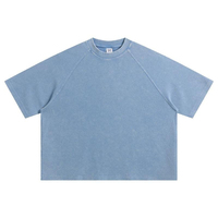 T-shirt vierge unisexe en maille gaufrée douce 230 g/m² coupe ample et courte respirant pour impression numérique personnalisée