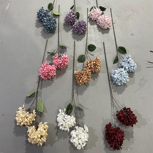 Bouquet de fleurs artificielles en soie Yixuan, hortensia pagode simulé, fleurs décoratives de mariage, vente en gros - Product Image 2