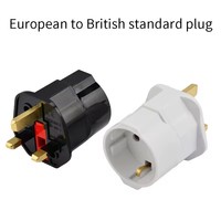 Prise européenne de fusible 13A de bonne qualité convertie en prise britannique la plus vendue