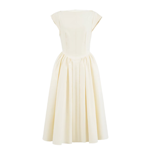 green emerald velvet dress Dewlily Puff Sleeve Dress Korean Fashion for Teens, 20s, 30s Asymmetrical Cute Slimming Effect A-Line Casual Short Sleeve Plain Ribbon