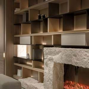 Bibliothèque de Luxe Artisanale, Armoire de Rangement, Design Minimaliste Personnalisable pour la Recherche dans Toute la Maison, pour le Bureau à Domicile - Product Image 6