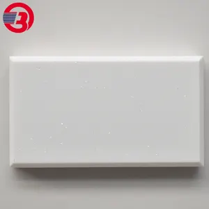 Wholesale solid surfaces wall decoration modern style resin stone Artificial marble Particle slab for Countertop