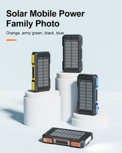 Banque d'énergie solaire à manivelle portable étanche de 10000Mah avec support de téléphone et fonction de torche forte - Product Image 3