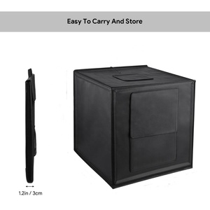 <span class=keywords><strong>Caja</strong></span> de luz para tienda de campaña, plegable, portátil, para estudio fotográfico, LED, Cubo de tiro, 70cm - Product Image 2
