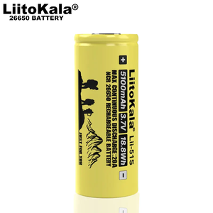 <span class=keywords><strong>Lii</strong></span>-51S <span class=keywords><strong>liitokala</strong></span> ของแท้20A 5100mA 3.7V 26650แบตเตอรี่แบบชาร์จไฟได้แบตเตอรี่พลังงานสูงสำหรับก้อนแบตเตอรี่ - Product Image 2