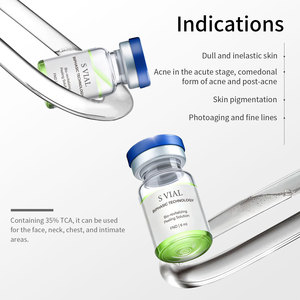 Suero <span class=keywords><strong>Peeling</strong></span> Bio-revitalizante TCA SPA 6ml*5, Renovación Segura de la Piel, Antienvejecimiento, Reduce la Pigmentación, Minimiza los Poros, Etiqueta Privada OEM - Product Image 2