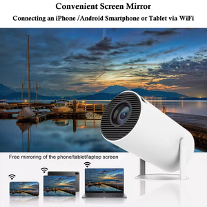 Mini projecteur DCOLOR HY300 Android 12 200 Lumens 720P 4K LED portable HIFI stéréo Wi-Fi pour les entreprises et l'éducation - Product Image 2