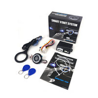 Système d'alarme de voiture à démarrage par bouton-poussoir 12V unidirectionnel, identification RFID, kit d'entrée sans clé, dispositif antivol pour voiture