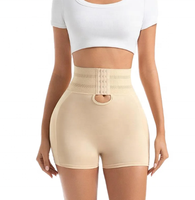 Faja Moldeadora de Cintura Alta para Mujer, Realce de Cadera y Glúteos, Moldeador Corporal Sin Costuras de Spandex/Nylon, Control Medio, Bragas Reductoras de Abdomen