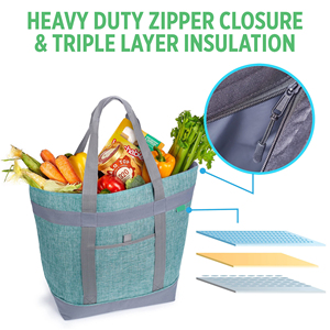 High Duty Wear-Resistant Insulated Cooler Bag Premium, Collapsible Soft Cooler Reinforced Food-grade Material - Product Image 5