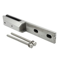 ZD – Support mural latéral en acier inoxydable sans cadre pour balustrade en verre, qualité supérieure