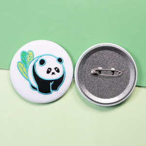 Tùy Chỉnh Thiết Kế Thêu Nút Huy Hiệu Vải Pin An Toàn Bướm Cho Đảng Phong Cách Cổ Điển Làm Bền Polyester Cho Túi Xách - Product Image 5