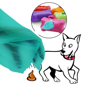 Sacs à crottes pour chiens en silicone personnalisés, écologiques, biodégradables, avec distributeur, couleur bonbon, tendance, mignons, doux, avec 1 rouleau de sacs à l'intérieur - Product Image 4