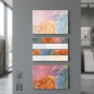 Carrelage mural de salle de bain en céramique 30x45cm (300x450mm) imprimé numériquement, brillant, émaillé, qualité export, imperméable, finition anti-acide - Product Image 5