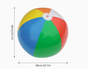Ballons de plage personnalisés imprimés en plusieurs couleurs, jouets gonflables en PVC en gros pour les cadeaux de fête d'été, cadeaux promotionnels avec logo - Product Image 3