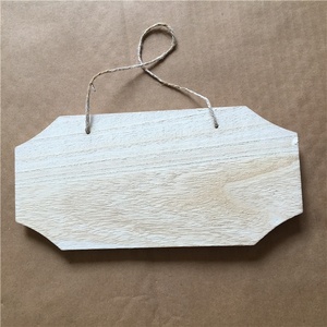 Rettangolo di <span class=keywords><strong>legno</strong></span> bianco fette di placca di <span class=keywords><strong>legno</strong></span> incompiuto appeso segno di <span class=keywords><strong>legno</strong></span> <span class=keywords><strong>con</strong></span> la corda per la scrittura di pittura pirografia artigianato - Product Image 3