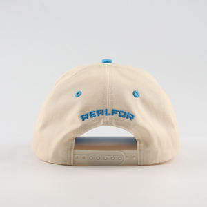 Gorra de béisbol de algodón de dos tonos con parche bordado 3D a la moda al por mayor gorra de correr de cinco paneles con logotipo de emoción personalizada unisex - Product Image 5