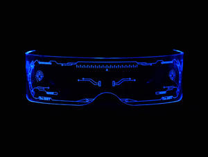 Gafas de Visor con Luces LED de Neón para Decoración de Fiesta del Día de San Valentín, Modelo I83, Venta al por Mayor - Product Image 3