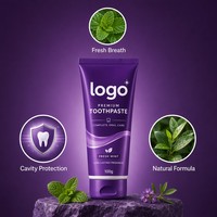 Dentifrice Probiotique Personnalisé Marque Blanche Sans Fluorure Antibactérien Élimination de la Plaque Dentaire Soin Bucco-dentaire Certifié ISO OEM pour Usage Domestique
