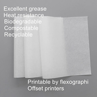 Kit de 7 papiers sulfurisés blancs/imprimés 40g, papier de boulangerie pour lamination sur feuille d'aluminium
