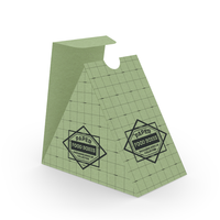 Boîte en papier triangulaire personnalisée, boîte d'emballage triangulaire pour en-cas, boîte à en-cas en carton imprimé, boîte en papier alimentaire personnalisée