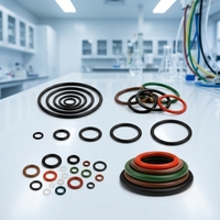 Maßgefertigte O-Ringe aus NBR, FKM, Silikon, EPDM Gummi-Dichtungsringe Hochtemperatur- und Ölbeständig OEM-Größen