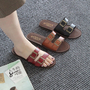 Flat Shoes Fashionable <b>Summer</b> High Demand Casual Lightweight Women Sandals <b>Slippers</b> Breathable Durable Ready to Ship Inventory - Product Image 1