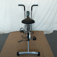 Vélo d'exercice aérobie domestique avec écran LCD, transmission par chaîne, petit siège et résistance à l'air