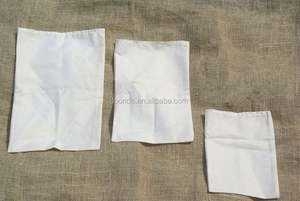 Bolsa de Muselina de Algodón Personalizable al por Mayor para Envasar Alimentos Secos o Frijoles Redondos, con Cordón Incluido - Product Image 3