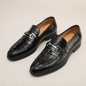 <b>Black</b> New Style Casual <b>Shoes</b> Luxury Business Loafers Custom-Made Wholesale <b>Slip</b>-<b>On</b> Height Increasing <b>Shoes</b> - Product Image 4