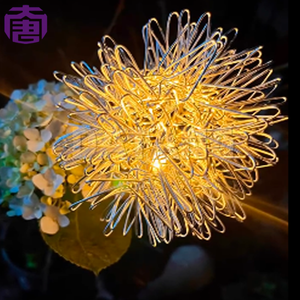 Led Solar Ip65 Waterproof <b>Dandelion</b> Lamp For Outdoor Villa Courtyard Decoration Multi-color Changing Garden Landscape <b>Lighting</b> - Product Image 3