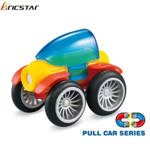 Bricstar nuevos productos 2020 bloques magnéticos para niños inteligente educativo DIY montaje coche serie conector de construcción magnético juguete