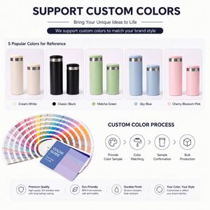 Custom 350ml 500ml Reusable Coffee Cup Tea <b>Insulated</b> Tumbler Drinks 12oz 16oz Straight Bottle Stainless Steel Vacuum Travel <b>Mug</b> - Product Image 6