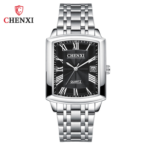 Chenxi 079A Amant Montres En Acier Inoxydable Bracelet Simple Date Quartz Montre-Bracelet Pour Hommes De <span class=keywords><strong>Luxe</strong></span> Casual <span class=keywords><strong>Couple</strong></span> Saint Valentin <span class=keywords><strong>Cadeau</strong></span> - Product Image 6