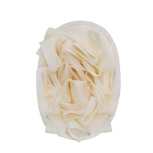 Double-Sided Flower Patterned Woven Loofah Sponge Natural Bath Wipe Towel Manufactured and Exported by the Company - Product Image 4