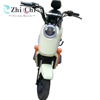 Vélos électriques de ville sportifs sans balais 500W, longue autonomie, cadre en acier, suspension intégrale, batterie au plomb-acide 12AH, EBIKE pour adultes